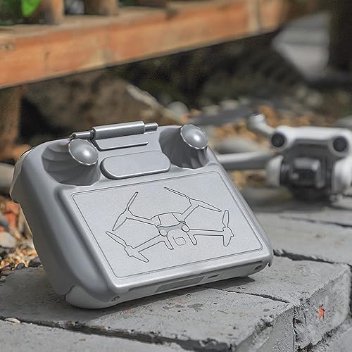 Miniatura 8 de LICHIFIT Funda protectora con control remoto 2 en 1 para DJI RC Mini 3 Pro, accesorio de control remoto gris