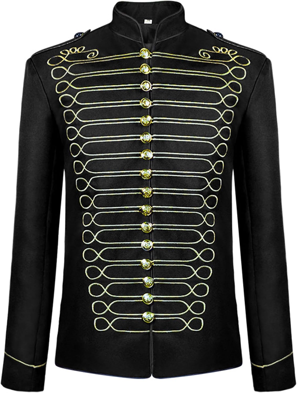 Mens Drum Major Costume Marching Band Jacket Steampunk Jacket for Halloween Performance