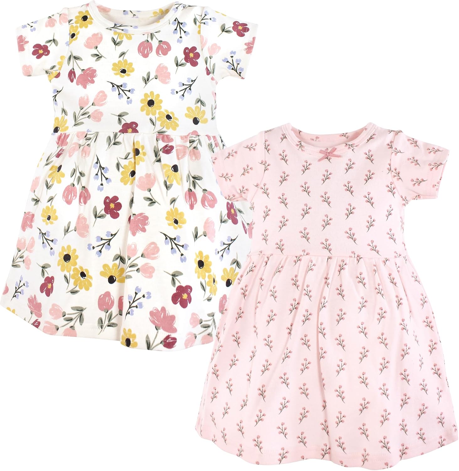Luvable Friends Hudson Baby Sleeveless Dresses 2pk