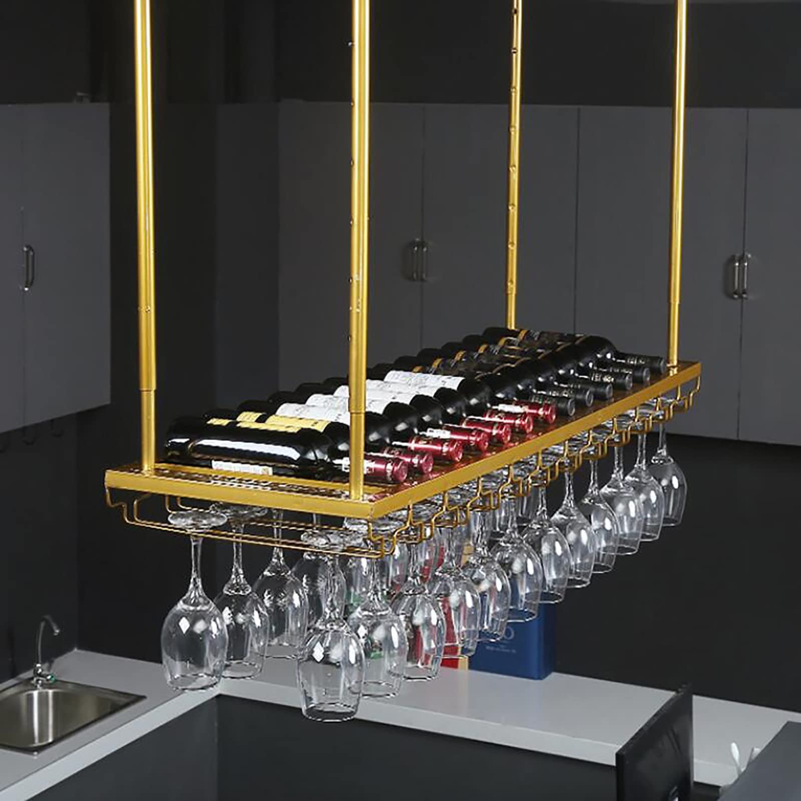 Estante de almacenamiento decorativo para bar restaurantes y comedores modernos