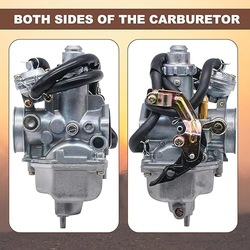 Miniatura 4 de Carburador Recon 250 apto para Honda TRX 250 Recon250 TRX250TM TRX250TE ATV Carb con filtro de aire y llave de combustible