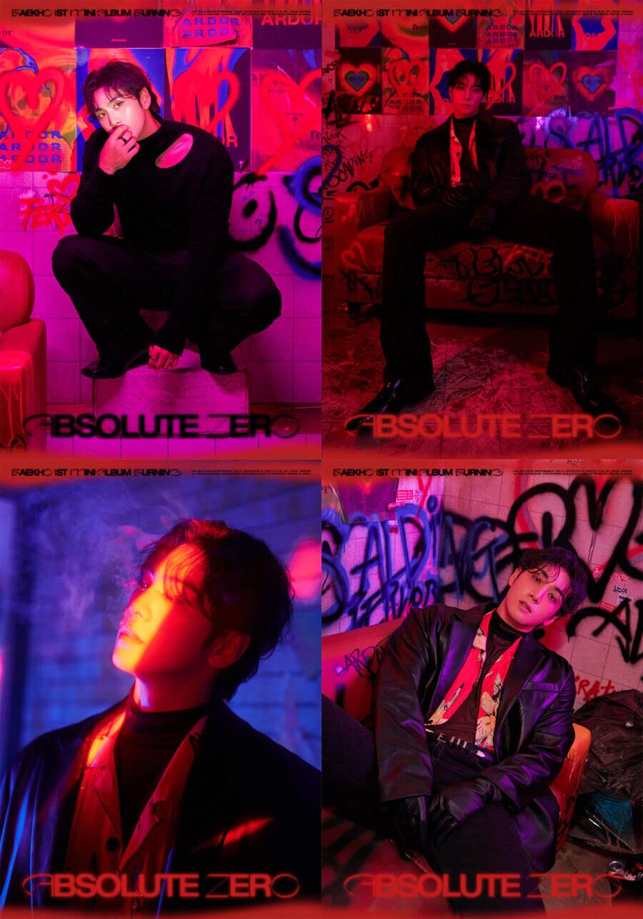 NU'EST BAEKHO ABSOLUTE ZERO 1. mini album (palenie + topienie - 2 wersje pełny zestaw) K-POP SEALED