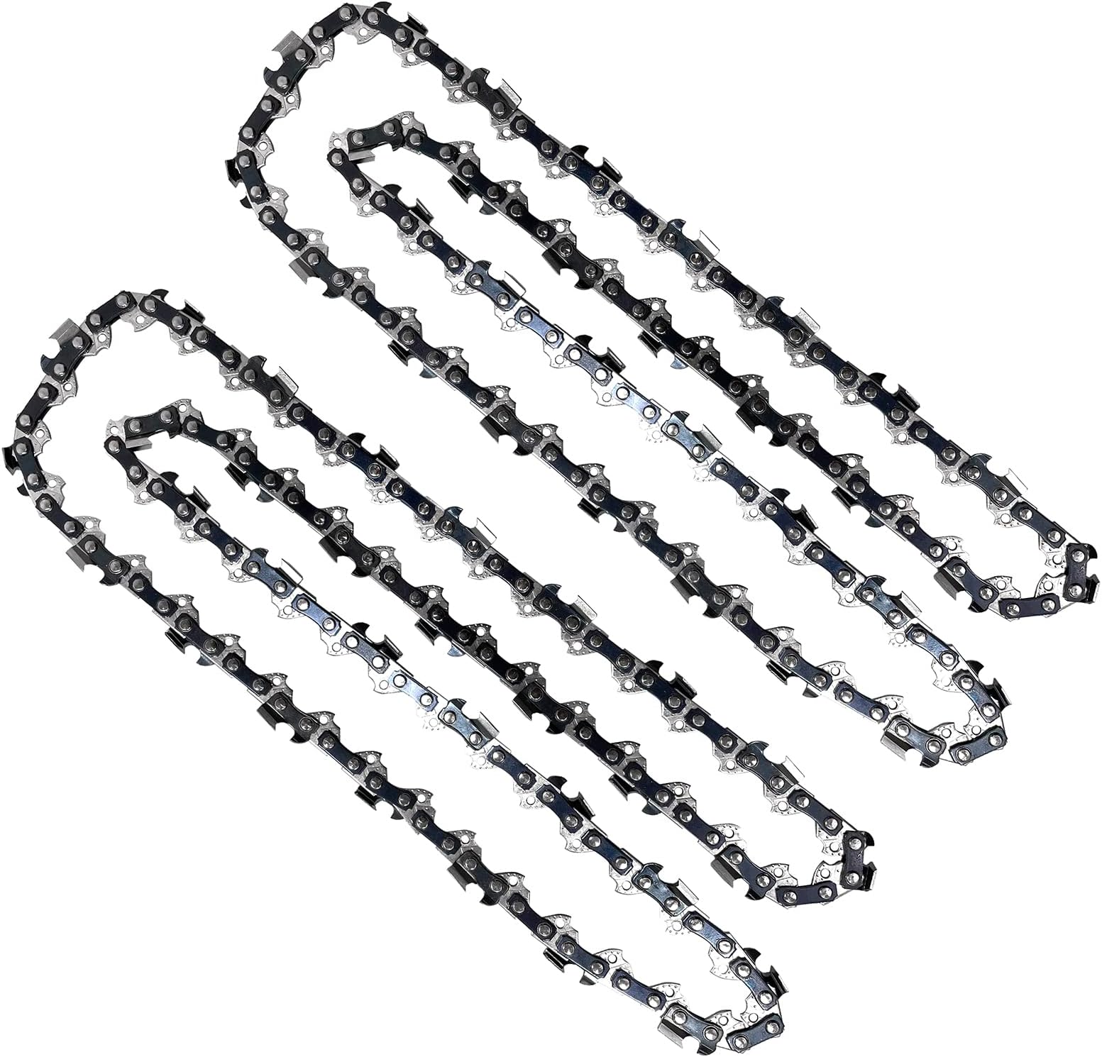 2PC 18 Inch Chainsaw Chain for Oregon CS1500, 18" Chain Replacement for EGO CS1804 CS1800-3/8" Pitch .050" Gauge 62 Drive Links