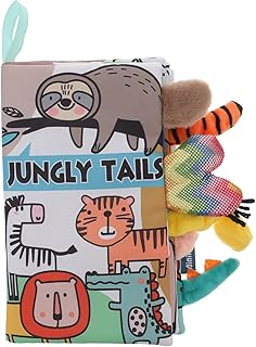 TOYANDONA 4 Peças Livro De Pano De Cauda Brinquedos Infantis Brinquedo Animal Crianças Playset Livro De Treinamento De Cognição Livro Macio Do Bebê Crinkle Livro Tema Animal Livro De Pano