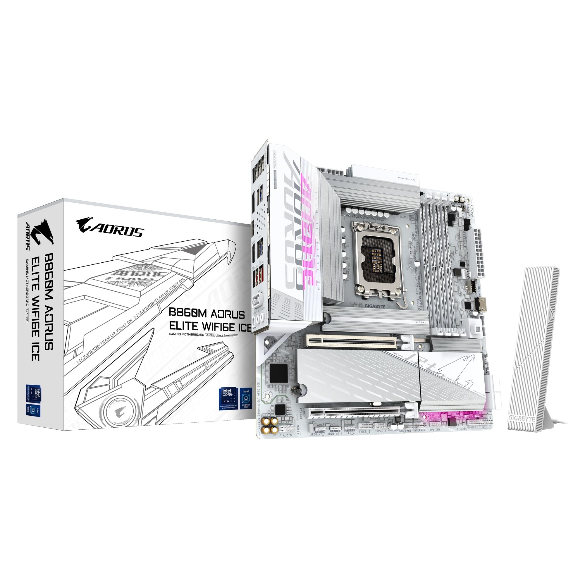 Amazon.com: GIGABYTE B860M AORUS Elite WIFI6E ICE Intel Core Ultra