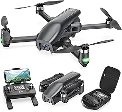 Holy Stone Drone HS710 com câmera 4K, GPS FPV 5G para iniciantes, dobrável, com posicionamento ótico, retorno automático, Follow Me, motor sem escova, 50 minutos de voo