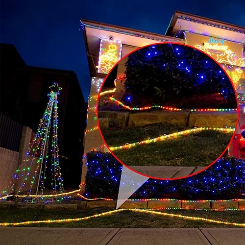 Miniatura 8 de Juego de 160 estacas de jardín en forma de U de calibre 11 de 4 pulgadas estacas de tubería de goteo, línea y riego, grapas galvanizadas para tubo,