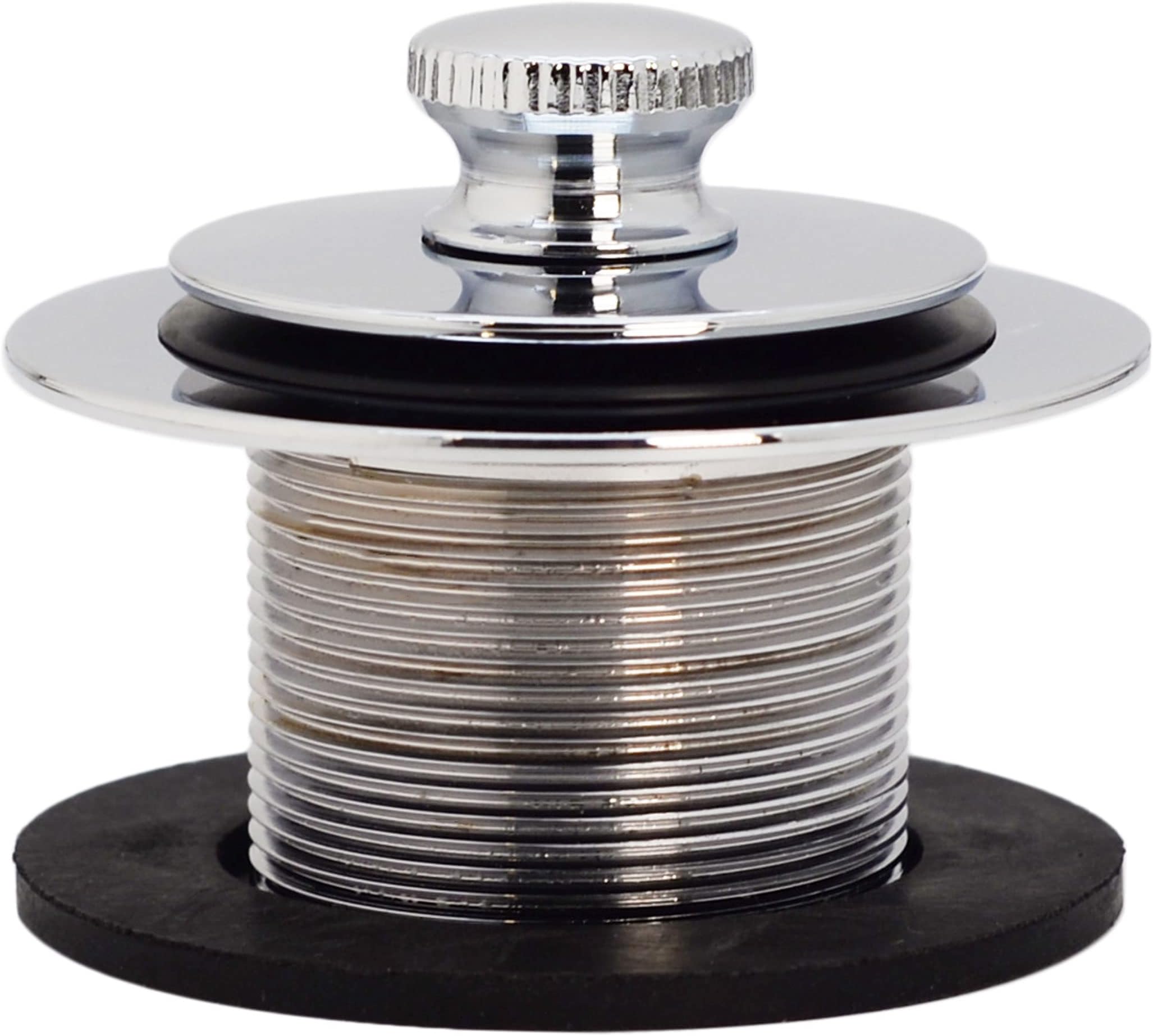 Fine Thread Twist & Close Bathtub Drain Plug