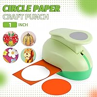 Vista 93 de UCEC Perforadora circular, perforadora circular de 1.25 pulgadas, perforadora de papel, perforadora de papel hecha a mano para manualidades