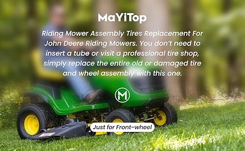 Miniatura 6 de Neumático de cortacésped de 15 x 6.00-6 para tractor John Deere serie 100 y 300, repuesto de 15 x 6.00-6 nhs para cortacésped, remolque delantero,