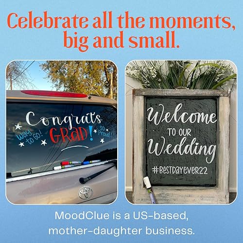 Miniatura 9 de Marcadores de tiza líquida 12 pizarras blancas borrables de neón, pizarras de vidrio, pizarras, ventanas, espejos, parabrisas de coche, vidrio.