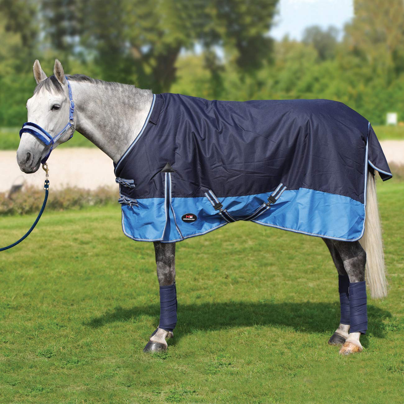 Aristo 600D - Coperta invernale per cavalli, 200 g, 135 cm
