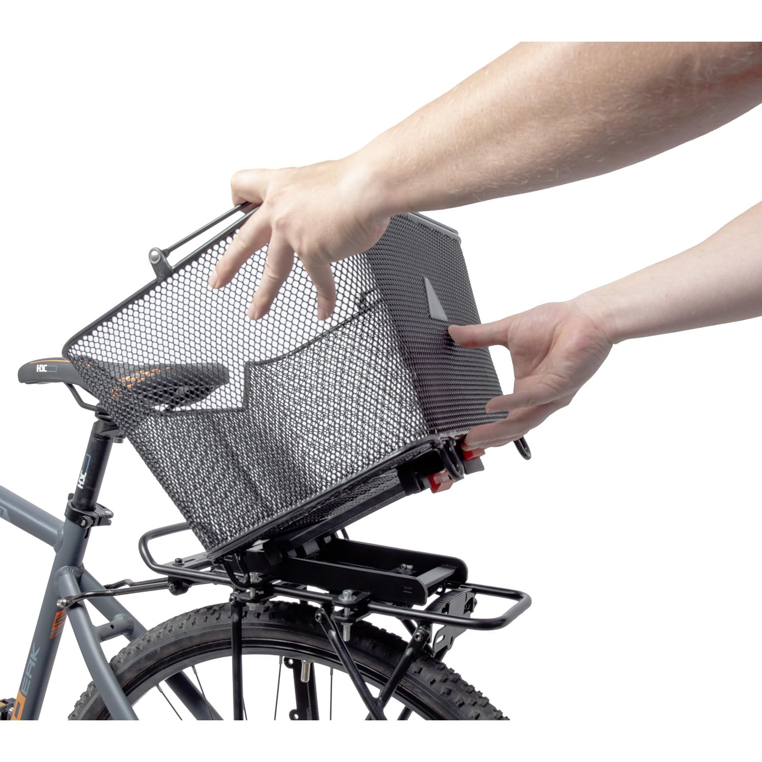 Fahrrad Drahtkorb, Quick Release System, 10 kg, Transporter ONE SNAP von M-WAVE