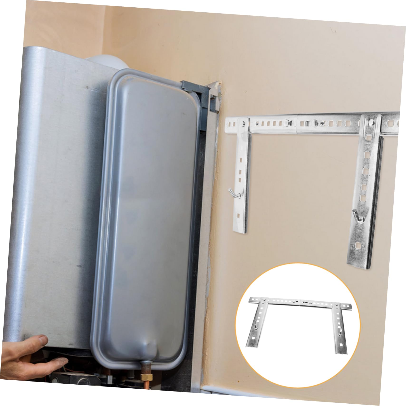 Soporte para Termo Eléctrico de Pared para Calentador de Agua Montaje Sólido y Diseño Resistente para Instalación Segura