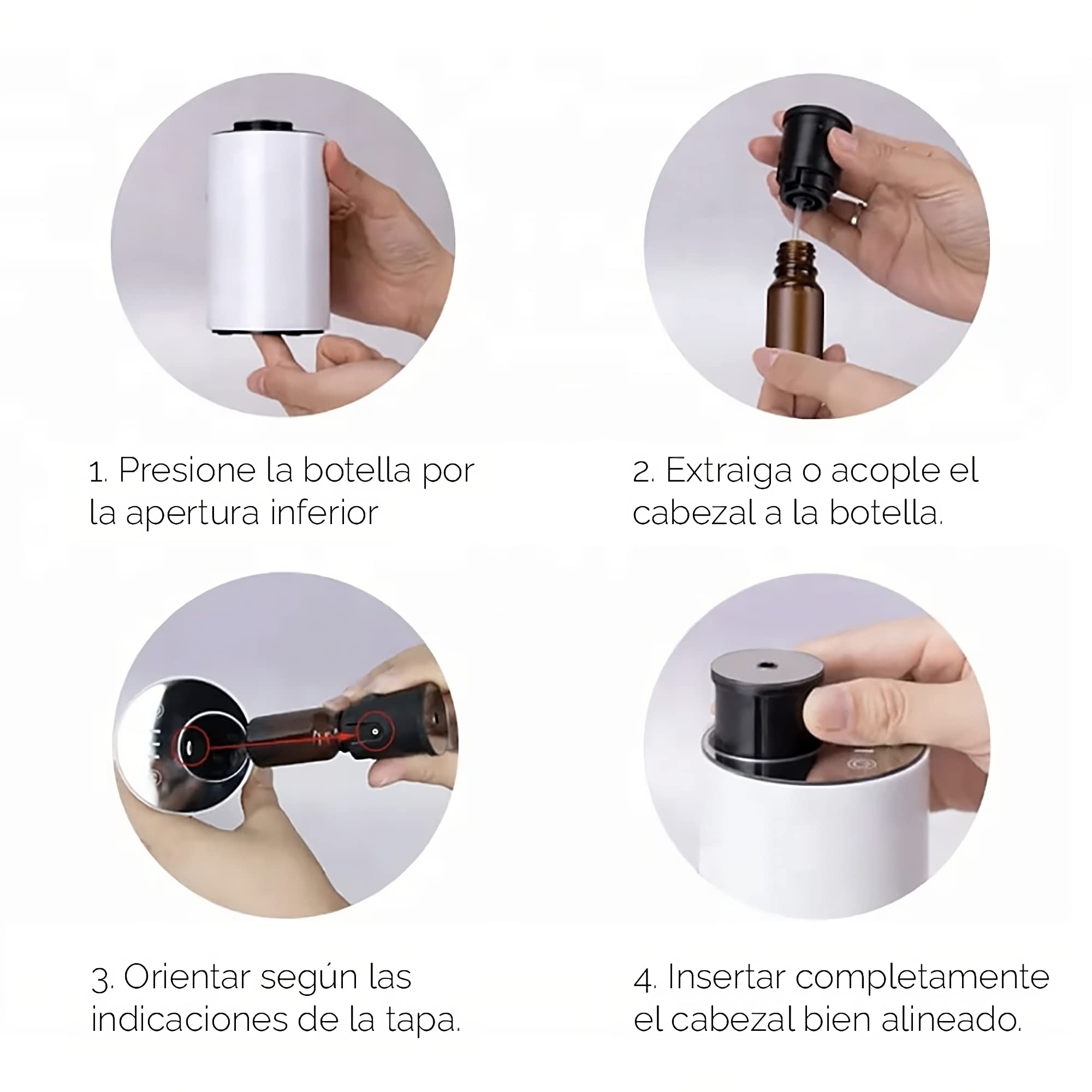 Ambientador Coche ESSENGO con Aceites Esenciales - Sin Agua, ni Cables, Incluye 2 aceites de 10ml de Limón y Eucalipto