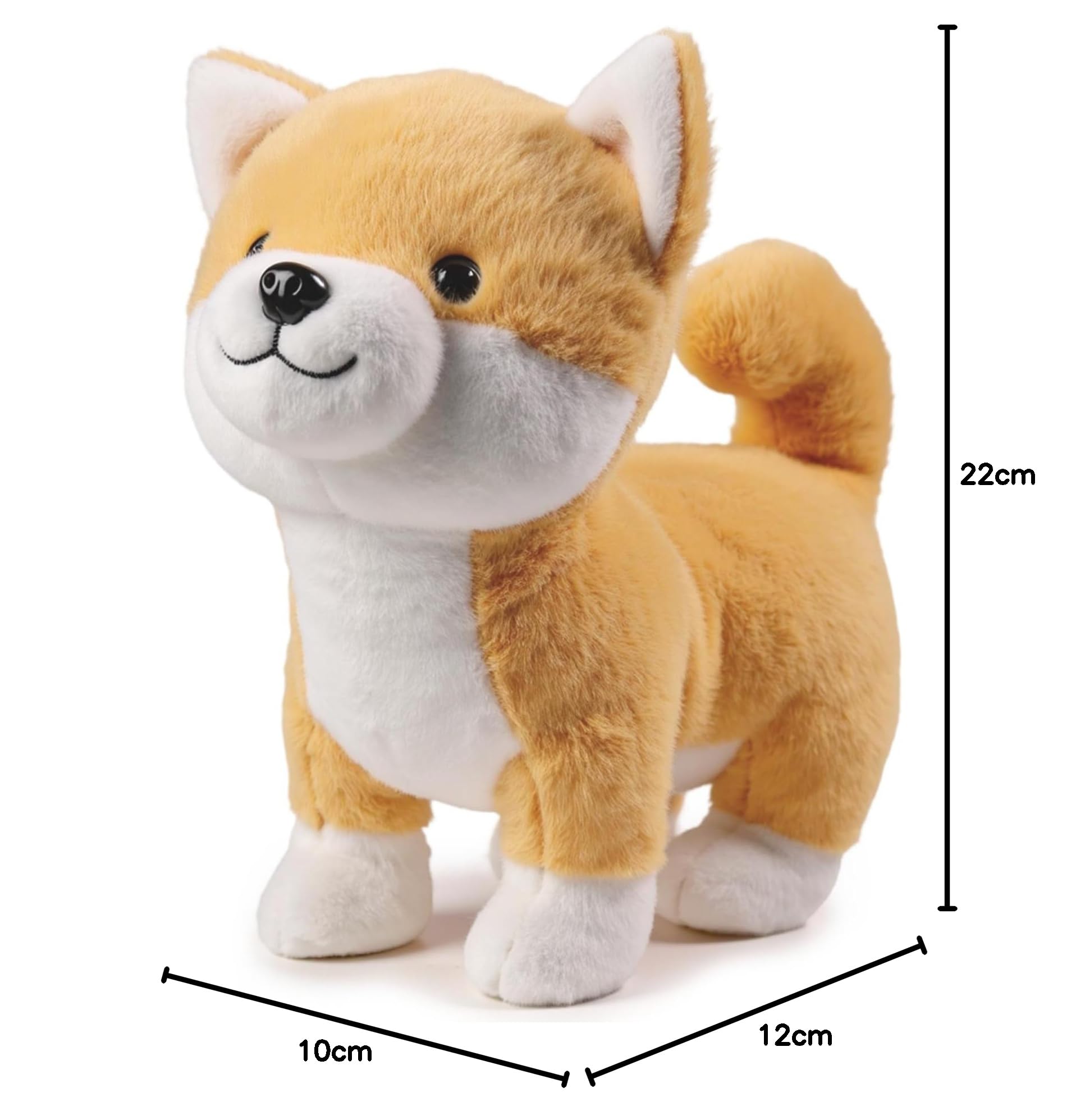 Chien en Peluche Interactif Qui Aboie et Chante, Jouet Électronique Réaliste pour Enfants