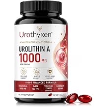 Urolithin A Supplement Mitochondrial Support Focus & Muscle Recovery for Men and Women 2 Pack