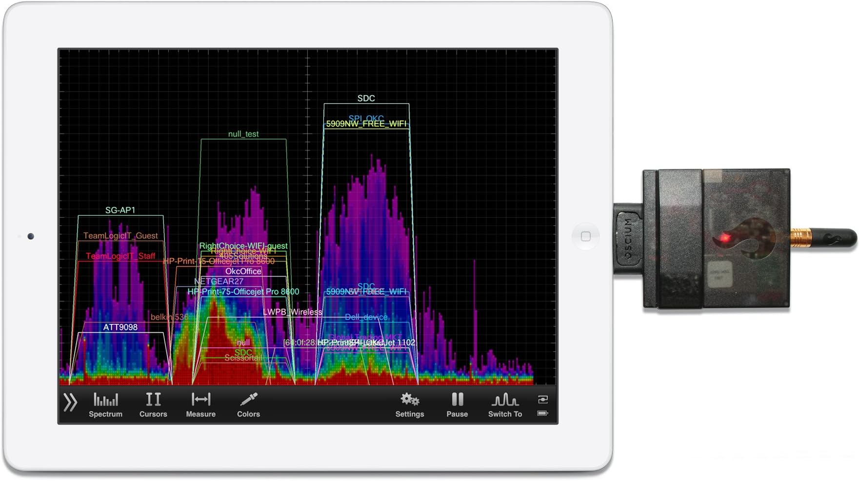 Oscium 2.4 GHz WiPry Pro Spectrum Analyzer