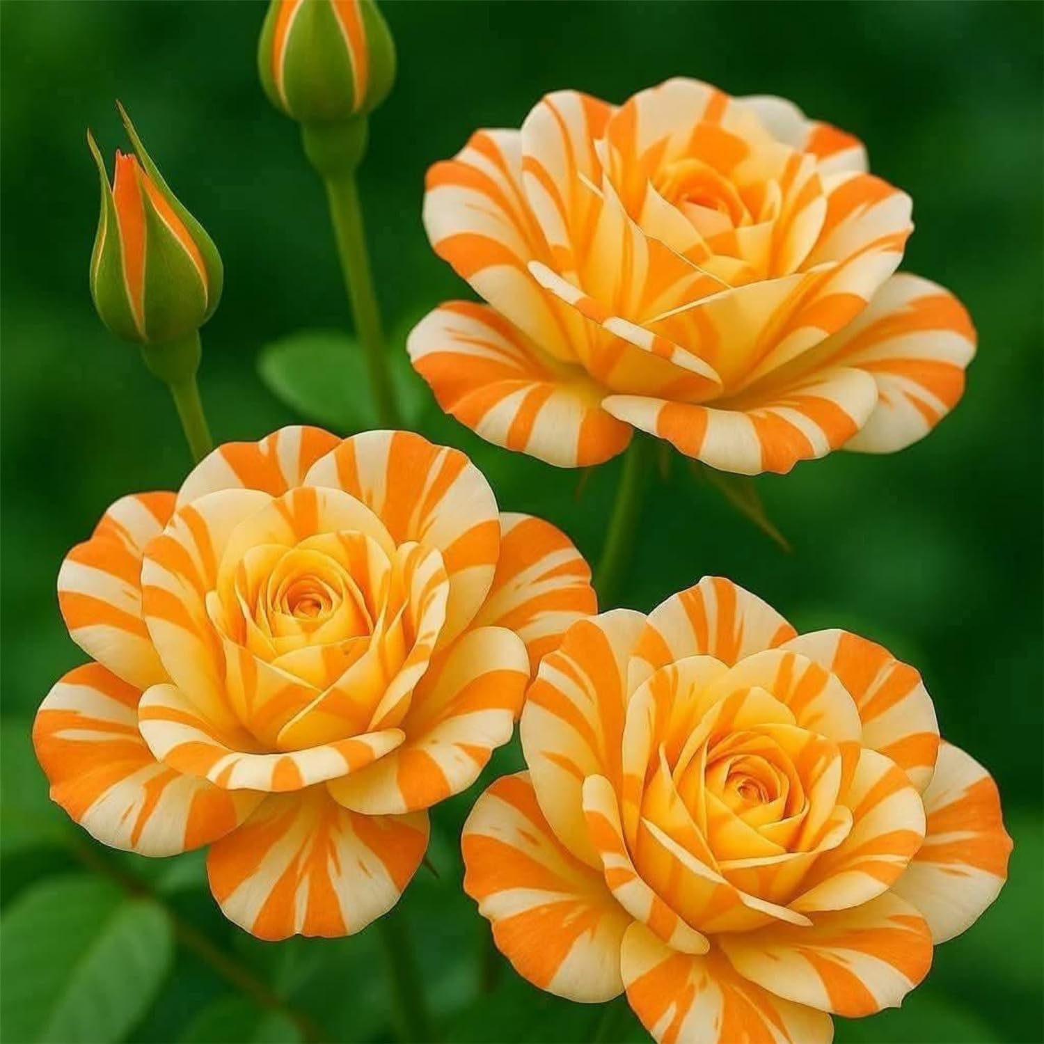 Ornamental Garden Roses — Cold-Hardy Perennial Flowering Shrubs — Suitable for Pots or In-Ground Planting/Professional Planting for Stunning Garden Displays-2 Root-G