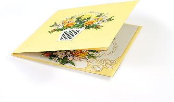 CUTPOPUP Birthday Card Pop Up, Mother's Day, 3D Greeting Card (50th Happy Birthday)