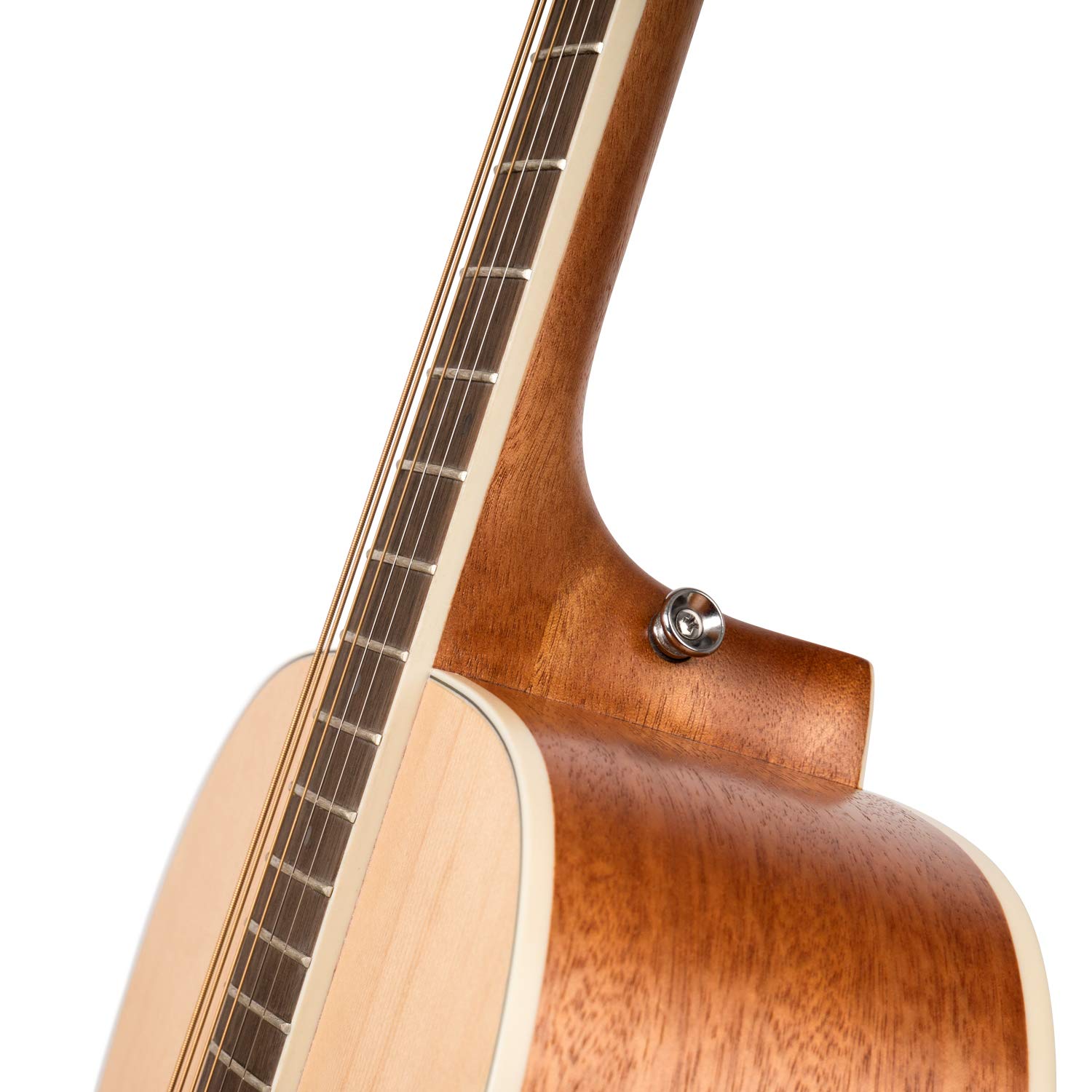 CASCHA gitara akustyczna, gitara zachodnia, strach, stalowe struny, początkujący i zaawansowani gracze, w tym 3 kostki