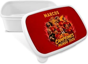 Fiambrera Personalizada Seleccion Española. Merch Mundial España 2026