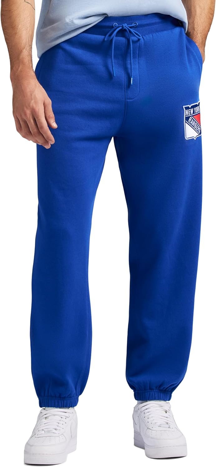 GAME 7 x NHL Men's Officially Licensed Casual Jogger Fleece Sweatpants with Pockets