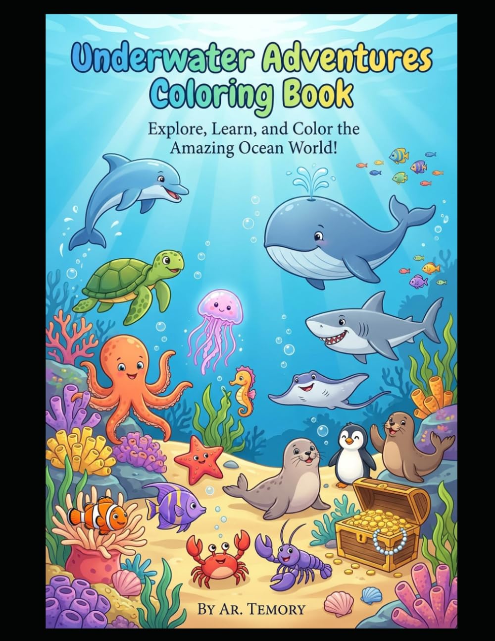 Underwater Adventures Coloring Book: Explore, Learn, and Color the Amazing Ocean World