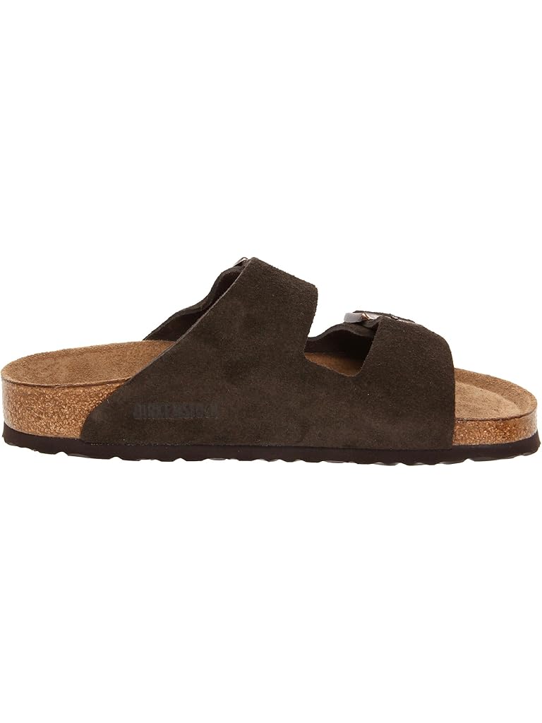 Brown Birkenstock Arizona Soft Footbed - Suede (Unisex)