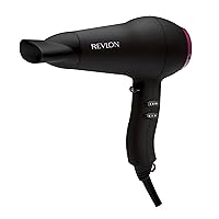 REVLON Asciugacapelli veloce e leggero RVDR5823, 2000W colore nero