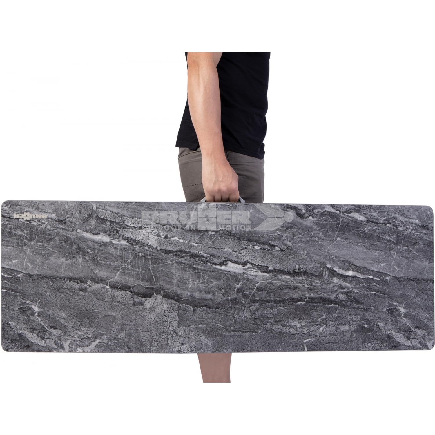 BRUNNER Tavolo Pieghevole ed Leggero per Esterni, da Campeggio, Giardino, terrazzo in Alluminio - ELU' 120 - Resistente alle intemperie a al Calore, Robusto con Una Portata Fino a 30kg