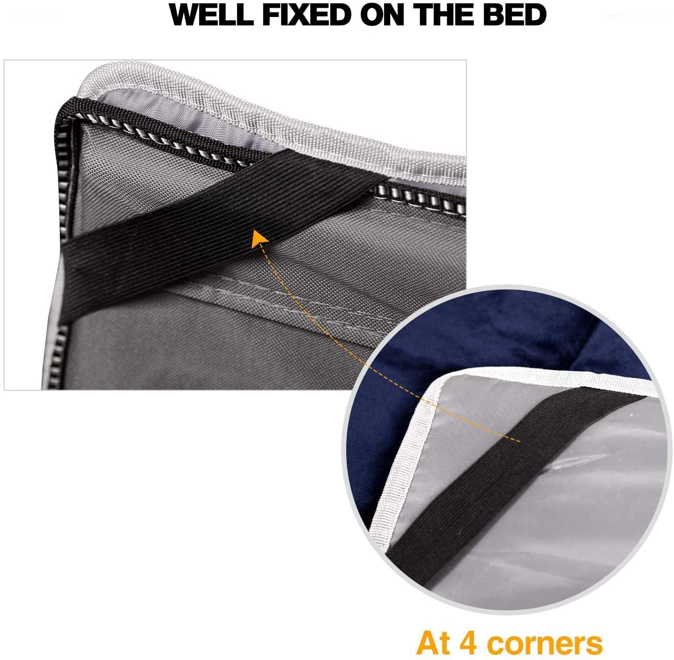 190x75 cm XL Feldbettauflage aus Baumwolle, Weiche Campingmatratze mit 4 Befestigungsbändern, Ultraleicht & Vielseitig für Campingbett Gartenliege Liegestuhl