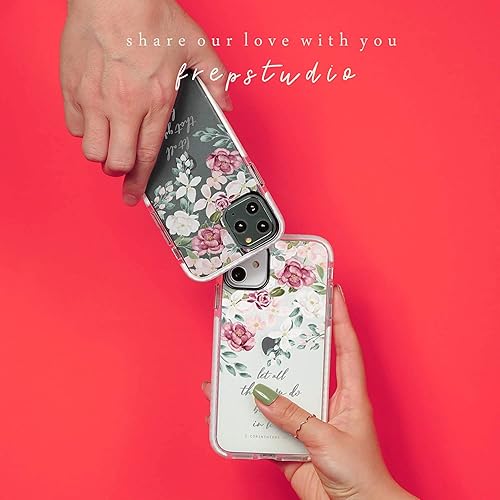 Miniatura 3 de Funda compatible con iPhone 11, diseño de rosas rojas y rosadas, versículos de la Biblia, citas cristianas, corintios 16:14, funda protectora suave