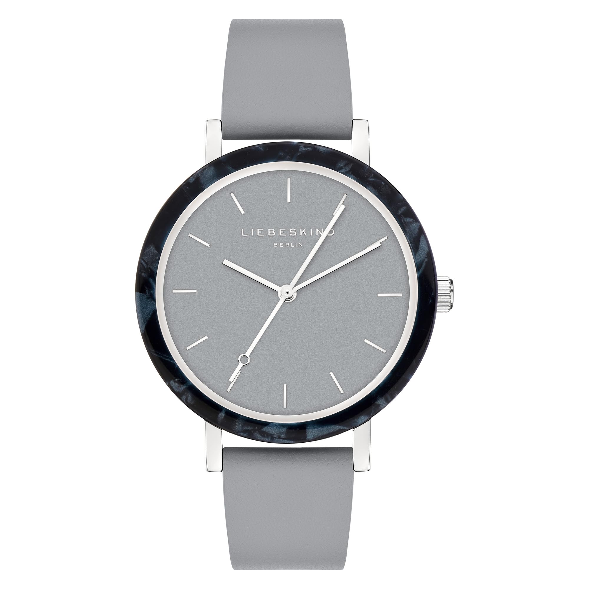 Liebeskind Berlin Women's Watch - Round - Silver - 37 mm - Elegant Women's Watch Made of Polished Stainless Steel with Quartz Movement - Analogue Watch - 3 ATM Waterproof - Scratch-Resistant