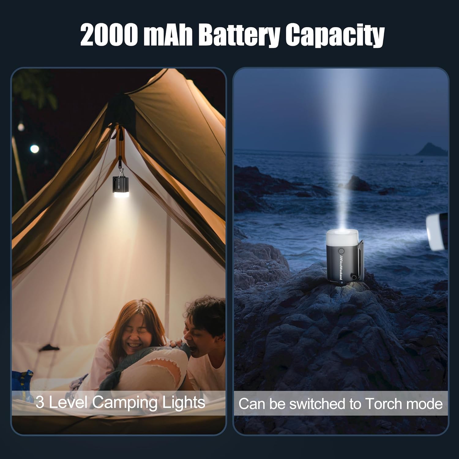 THE WEEKEND Portable Air Pump with LED Lantern �� Fast Inflate/Deflate for Air Mattresses, Pool Floats, Sleeping Pads, and Inflatable Toys – Perfect for Camping and Travel - Image 4