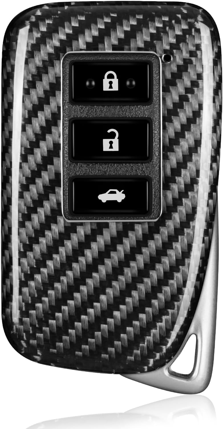 Carbon Fiber Car Key Fob Cover Case Shell For Lexus IS ES LS GS RX GX LX CT HS - Foto 8