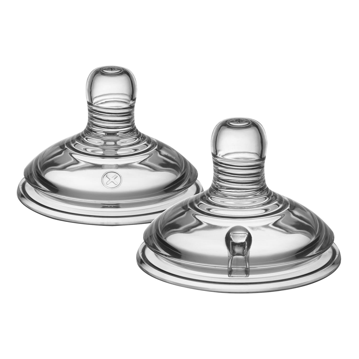 Tommee Tippee Closer to Nature Variable Flow Baby Bottle Nipples, 0+ Months – 2Pk