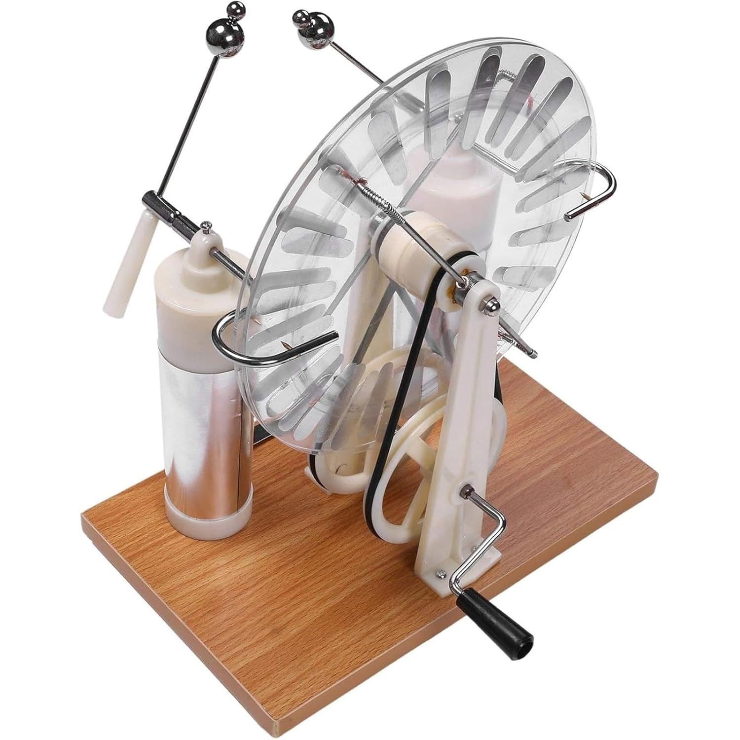 Elektrostatischer Induktionsgenerator Wimshurst-Maschine – Leyden-Glasentladungsgerät, Lehrinstrument for Physikexperimente zur Demonstration statischer Elektrizität