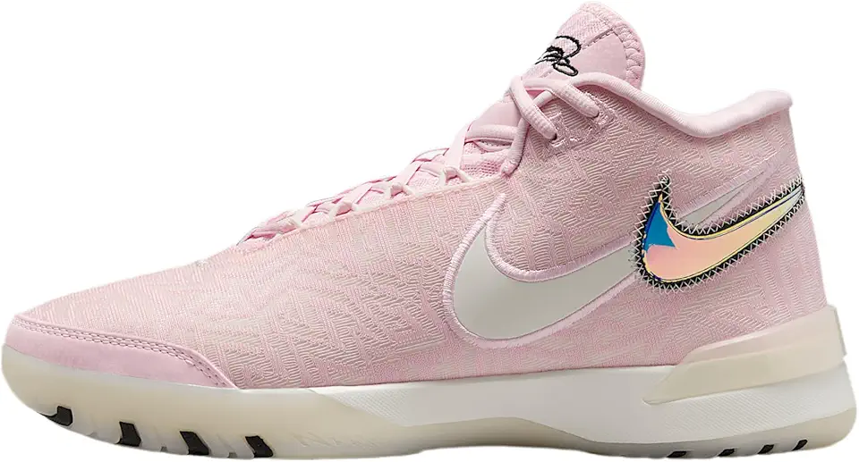 Tênis de basquete Lebron NXXT Genisus (HF0712-602, espuma rosa/preto/rosa lavagem/vela)