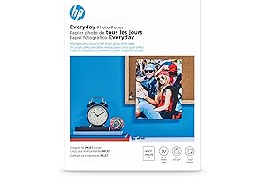 Everyday Photo Paper, Glossy, 8.5 x 11 in, 50 Sheets (Q8723A)