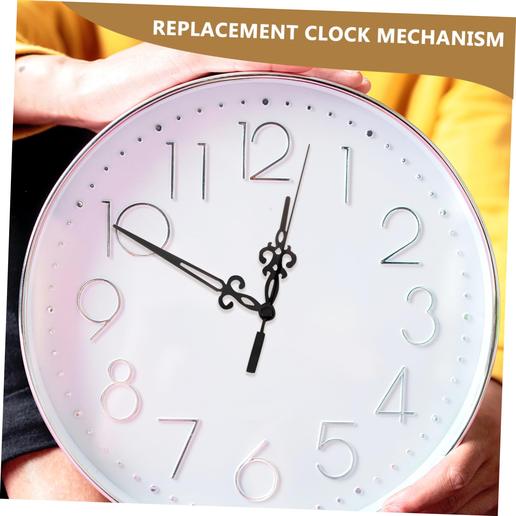 NUOBESTY 3 Sätze Teile des Wanduhrmechanismus Hände hängendes Uhrwerk großes Uhrwerk Bausatz für den Mechanismus Einer Wanduhr Austausch des Uhrwerks für Wanduhren 1 Satz