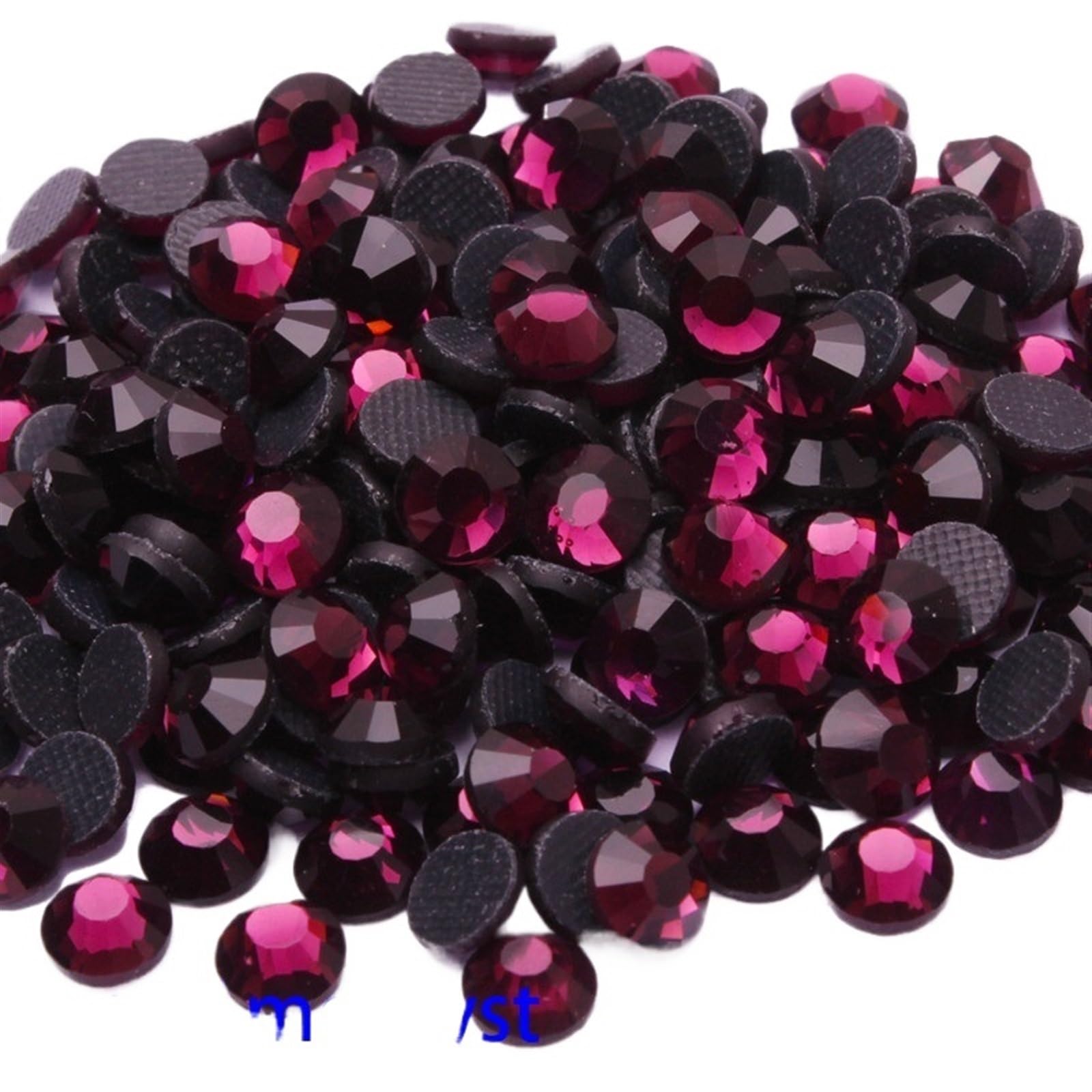 Hotfix Rhinestones Hotfix Rhinestone Crystal with Glue On Flatback Crystal Glass Rhinestone(Color:Amethyst,Size:SS6 7200pcs)