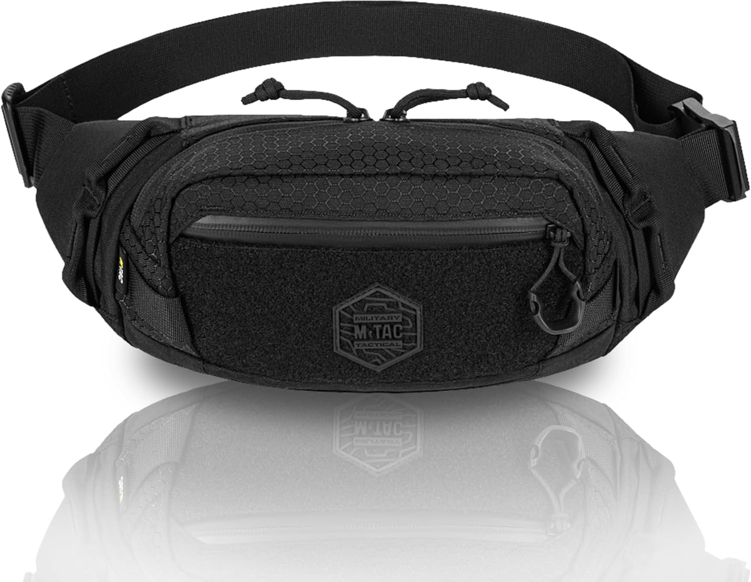 M-Tac Military Tactical Mens Fanny Pack - Waist Belt Bag - Concealed Carry Fanny Pack For Men & Women Cross Body EDC Black