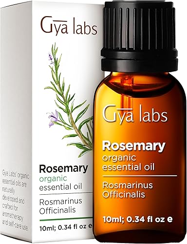 Miniatura 3 de Juego de aceite de madera de cedro para el cabello y aceite de romero orgánico para el cabello, juego de aceites esenciales 100% puros, 2 x 0.3 fl