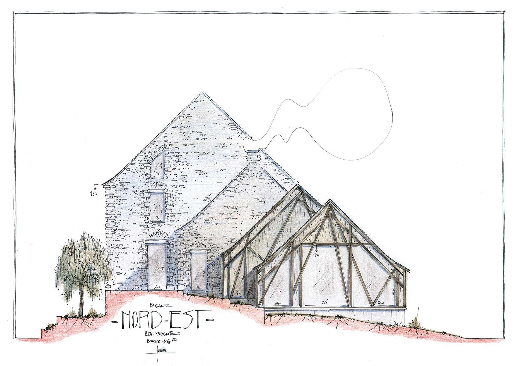 Les secrets d'un coup de crayon d'architecte: ou l'intelligence naturelle du dessin à la main