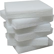 Set of 6 Cushion Pads, 50 x 50 cm, Inner Cushion, Sponge for Filling, for Outdoor Cushions, Kitchen Chair Cushions, Personalized Cushion (6 Polyester, 50 x 50 x 8 cm)