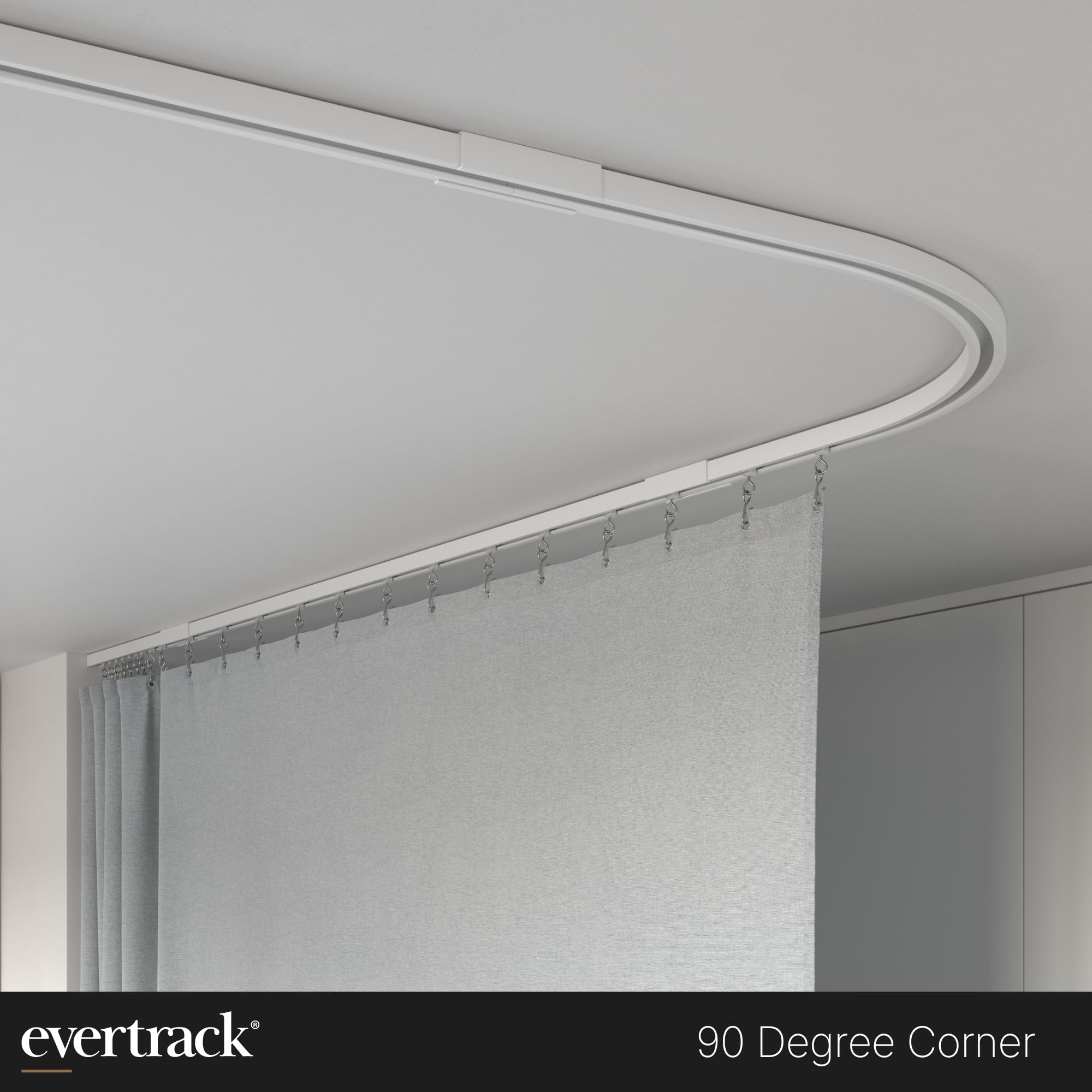 Railes Cortinas Techo Artibetter 2 Piezas Conector De Riel Para Cortina De  Aluminio Rieles Para Cortinas De Techo, image size:2000x2000