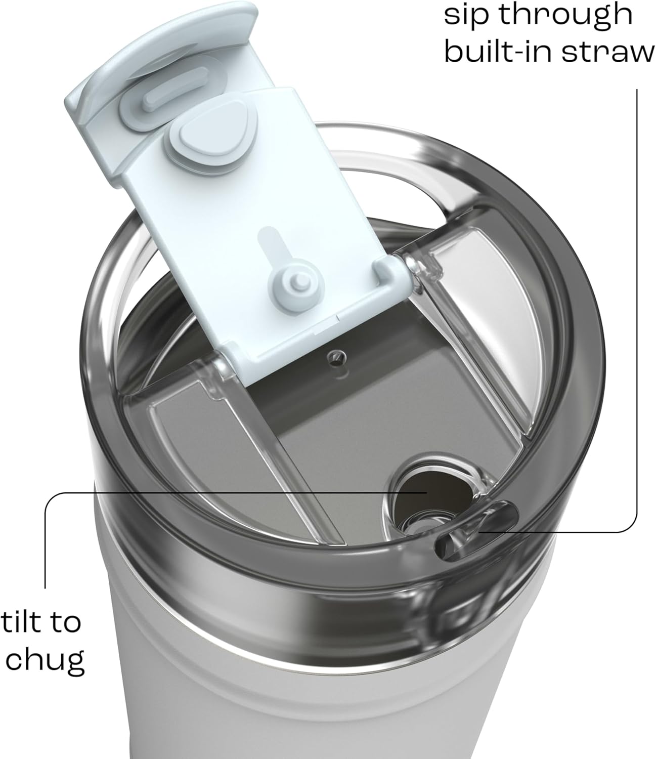 bubba 32 oz Dualsip Insulated Stainless Steel Water Bottle with Straw - Reusable, Leakproof, Lightweight, Dishwasher Safe, Lead-Free and BPA-Free, Fresh Kicks - Image 3