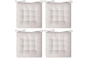 SQUARE MOON 4 Pack Outdoor Chair Cushions for Dining