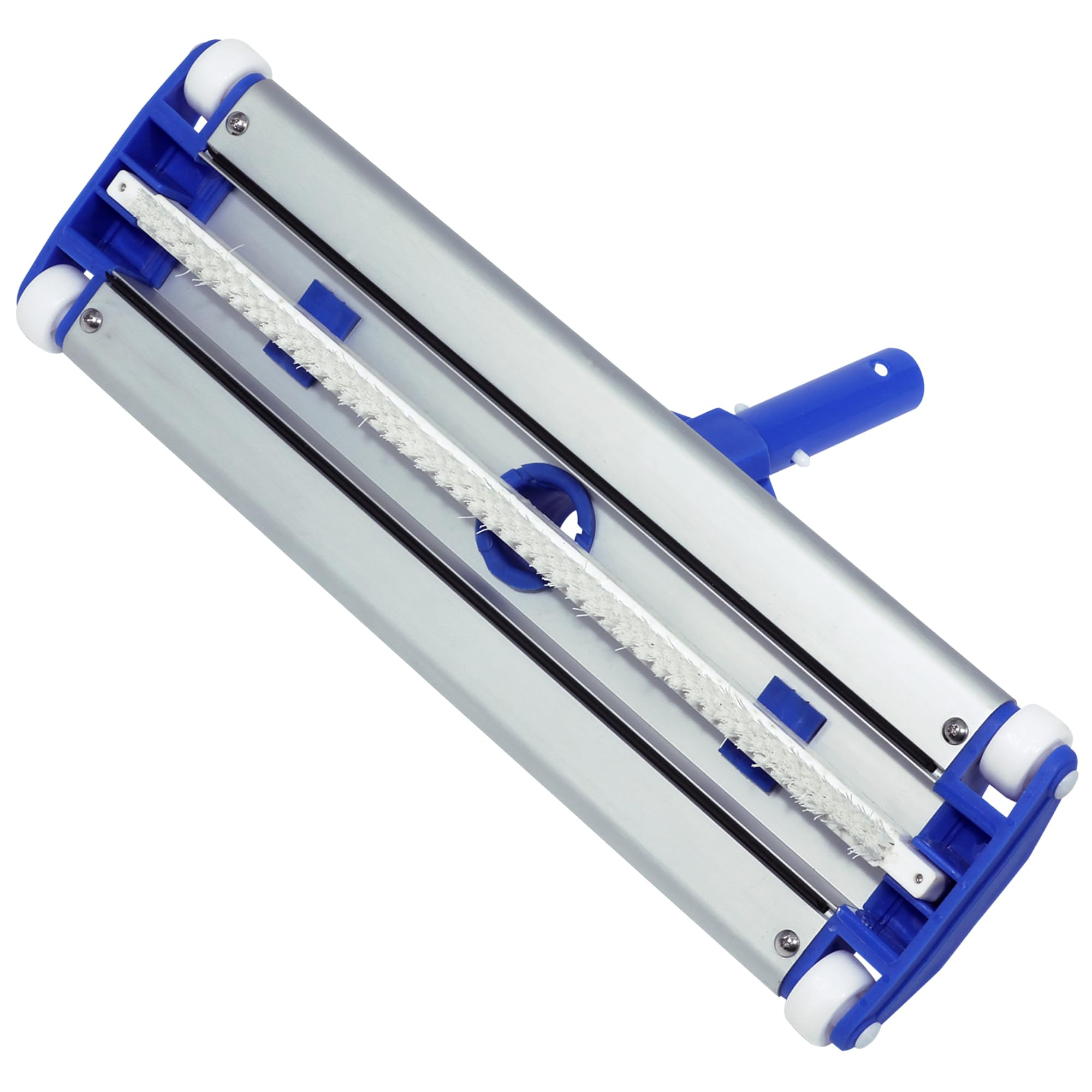 POOLTOOL Swimming Pool Vacuum Head 17.5 Inch, All Type of Pool Floor Cleaner, 18 Inch Aluminium Cleaning Brush with EZ Clips, Pool Cleaning Tools (Blue & White) (B0CXPZFF7X) Amazon Price History, Amazon Price Tracker